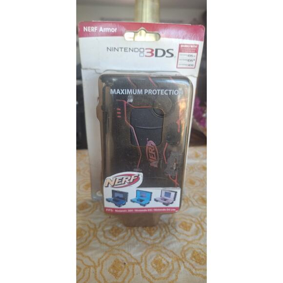 Nerf Armor Case for Nintendo 3DS, DSi, DS Lite- Pink & Black- NIP- READ - Picture 1 of 6